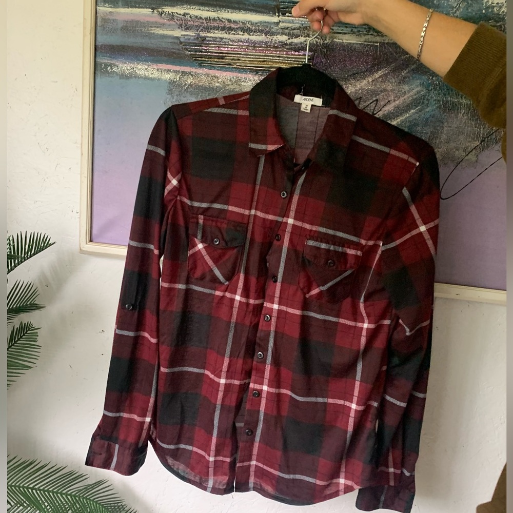 Thin flannel shirt